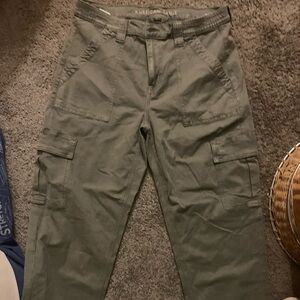 American Eagle Outfitters Womens Green Cargo Pants